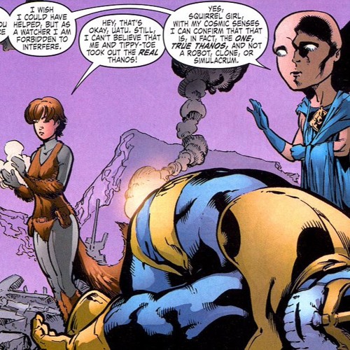 Squirrel Girl and Thanos